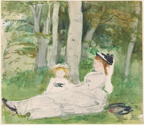 Am Waldrand (Edma und Jeanne)