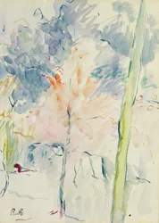 Roter Baum im Wald, 1893