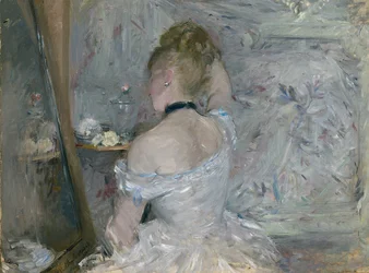 Frau bei ihrer Toilette, 1875-1880