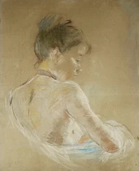 Junges Mädchen mit nackten Schultern