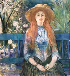 Junges Mädchen in einem Park, 1888