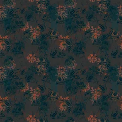 Gebrannte Umbra-Blumen, 2015