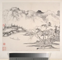 Landschaften, datiert 1814