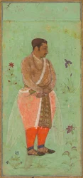 Porträt von Suraj Singh Rathor, Raja von Marwar und mütterlicher Onkel von Shah Jahan..., ca. 1600