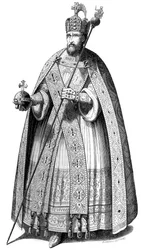 Das von Kaisern seit der Zeit Karls des Großen bei ihren Krönungen getragene Gewand, 1579 1846.