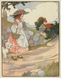 Marys Lamm (Farblithografie)