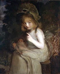 Still - ein Mädchen mit einer Puppe