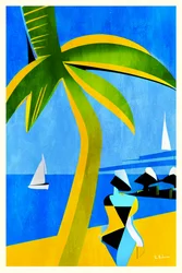 Bunter tropischer Strand