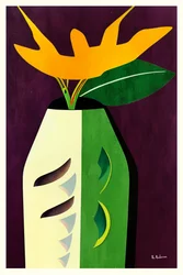 Modernes Blumen-Stillleben