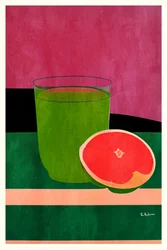 Lebendiger Grapefruitsaft