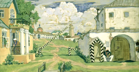 Bühnenbild für Alexander Ostrovskys Stück 