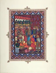 Illustration zum Märchen Maria Morevna