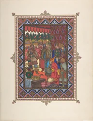 Illustration für das Märchen Marya Morevna, um 1925