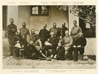 General Robertss Stab, Kandahar-Expedition, um 1880, 1901