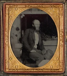 Porträt eines Mannes, ca. 1860 (Foto)