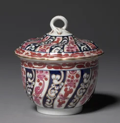 Gedeckte Schale, Hersteller Worcester Porzellanmanufaktur, ca. 1770