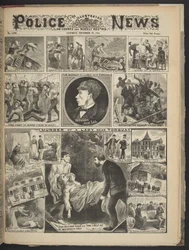 Titelseite der Illustrated Police News, 29. November 1884
