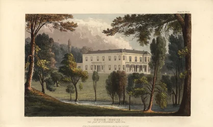 Oxton House, Devon, Sitz von Rev. John Beaumont Swete