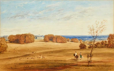 Aussicht auf Horsley Towers, Surrey
