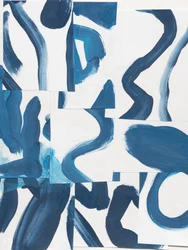 Dynamische Blaue Abstraktion