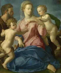 Die Heilige Familie mit dem kleinen Johannes dem Täufer (Madonna Stroganoff)
