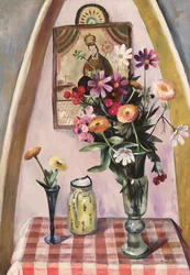 Stillleben mit Santo