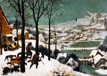 Die Jäger im Schnee (Winter), 1565