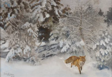 Fuchs in Winterlandschaft, 1938