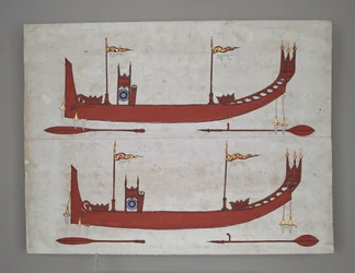 Königliche Barken und Boote