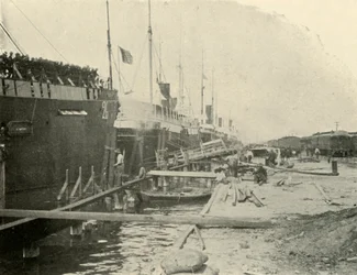 Am Dock, 10. Juni, Spanisch-Amerikanischer Krieg