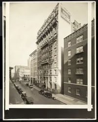 Hotel Harding an der 55th Street und Broadway, New York, 1921