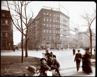 Das Union Square Hotel am Union Square East und der 15. Straße, New York, 1905