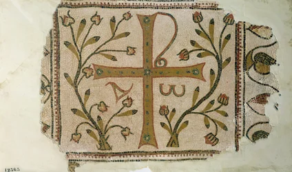 Kreuz von Sbeitla, aus der Basilika von Henchir Ali Ben Rzal, Tunesien, 5.-6. Jahrhundert
