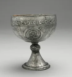 Kelch aus dem Beth Misona Schatz, Konstantinopel oder Syrien, ca. 500-700