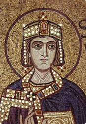 König Salomo, Detail der Innenraummosaiken im Markusdom, 12. Jahrhundert