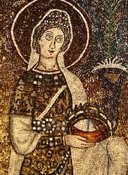 Eine Jungfrau Märtyrerin