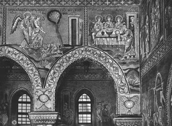 Erscheinung der drei Engel bei Abraham und die Gastfreundschaft Abrahams