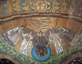 Italien, Emilia-Romagna, Ravenna, Basilika San Vitale, Apsismosaik
