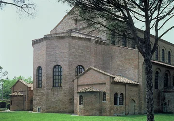 Rückfassade der Basilika, 536 n. Chr.