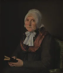 Maria Magdalena Jensen, geborene Jessen, die Mutter des Künstlers
