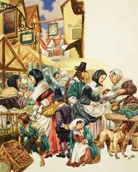 Jakobäische Straßenszene