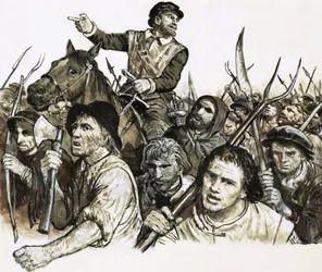 Robert Kett führt einen Bauernaufstand an