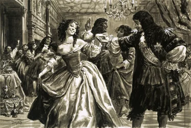 Unbekannte Ballsaaltänzer (17. Jahrhundert?)