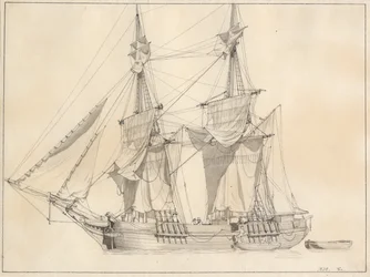 Ein heller trockener Segel