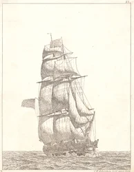 Ein nordamerikanischer Schoner