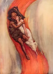 Die Sprache der Liebe (Farblithografie)