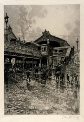 Eingang zur Brooklyn Bridge