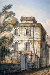 Kirche von All Hallows the Great, Upper Thames Street, London, 1813