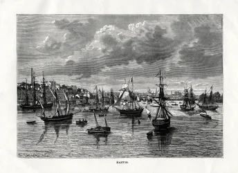 Nantes, Frankreich, 1879