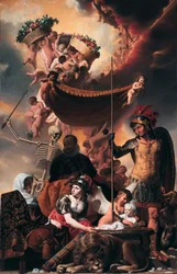 Allegorie der Geburt von Friedrich Heinrich von Oranien-Nassau